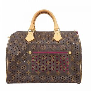 Louis Vuitton Handbag Monogram Perfo Speedy 30 M95180 Fuchsia Ladies